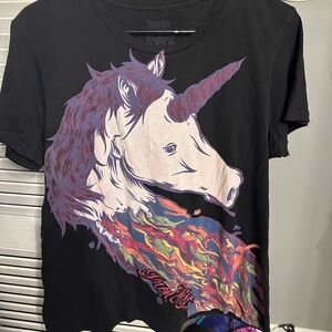Iron Fist Unicorn Rainbow Tee 2XL